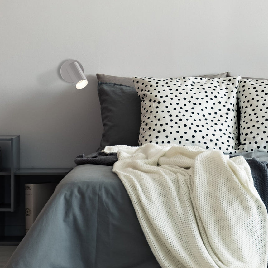 ACB Modrian Aplique LED GU10 8W orientable con interruptor blanco A3951080B