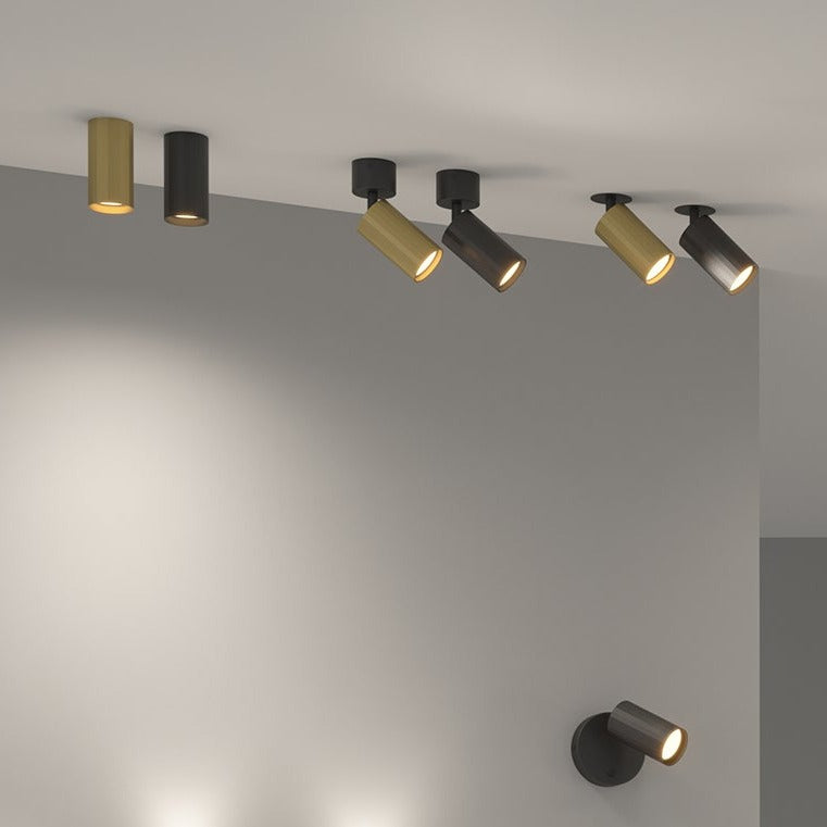 ACB Modrian Empotrable Negro/Oro GU10 8W Orientable E3951080O