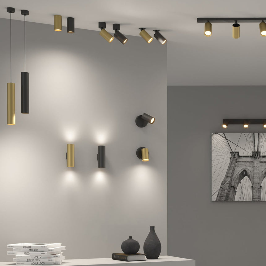 ACB Modrian Pendant Ceiling Lamp 3951/30 Black, LED GU10 8W, C3951080N