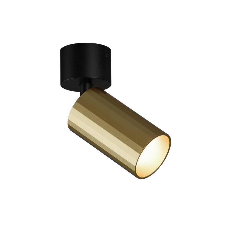 ACB Modrian Spotlight 3951/10 Black/Technical Gold, LED GU10 8W, Adjustable P3951180O