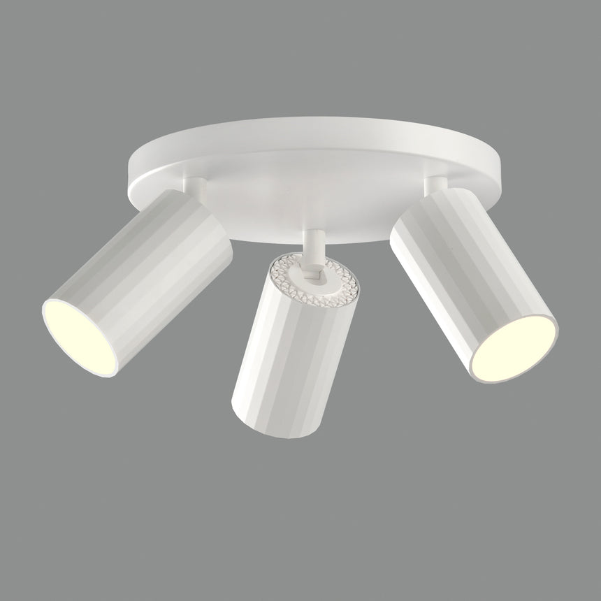 ACB Modrian Plafón LED GU10 3x8W orientable blanco P3951280B