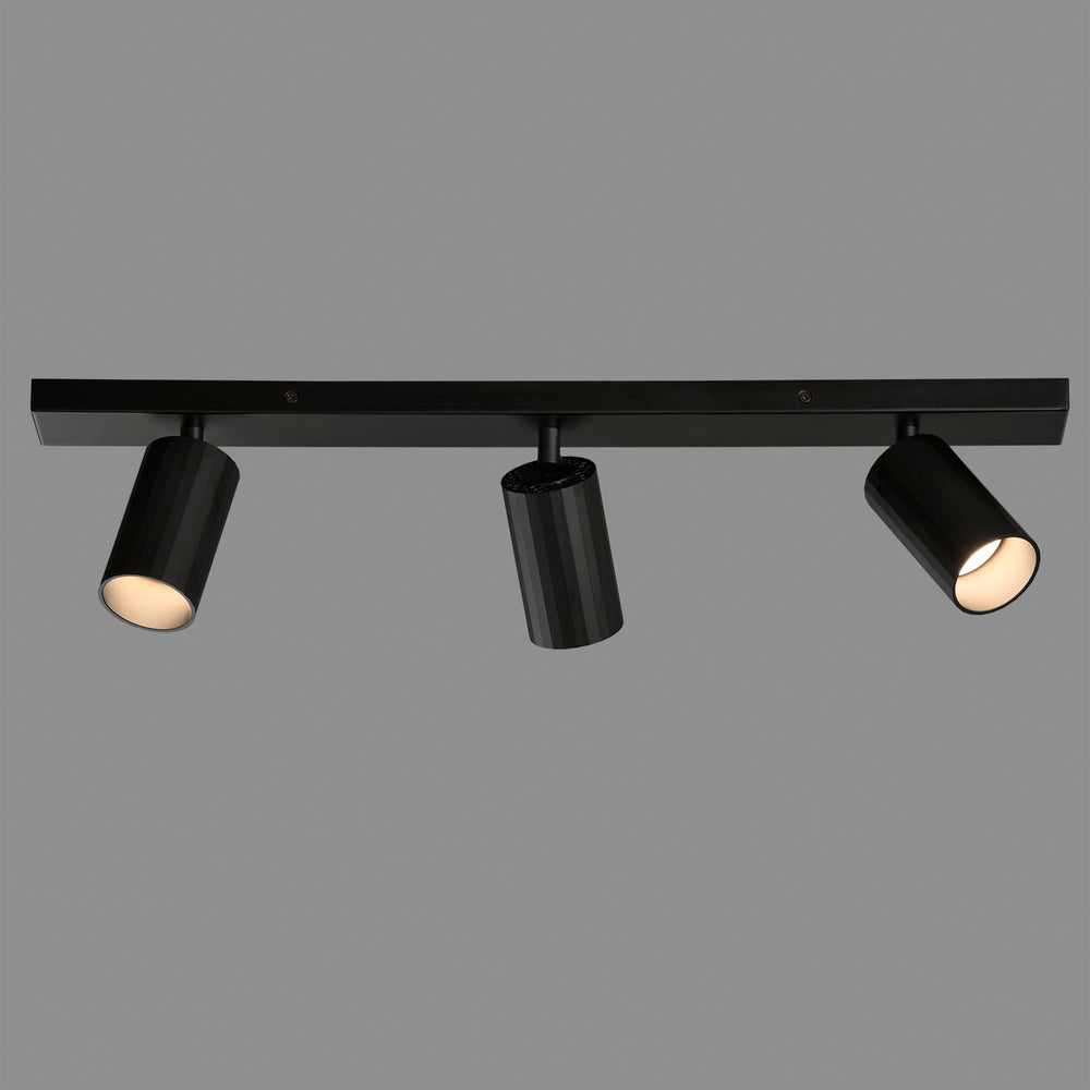 ACB Modrian Ceiling Light 3951/R3 Black, LED GU10 3x8W, Adjustable P3951380N
