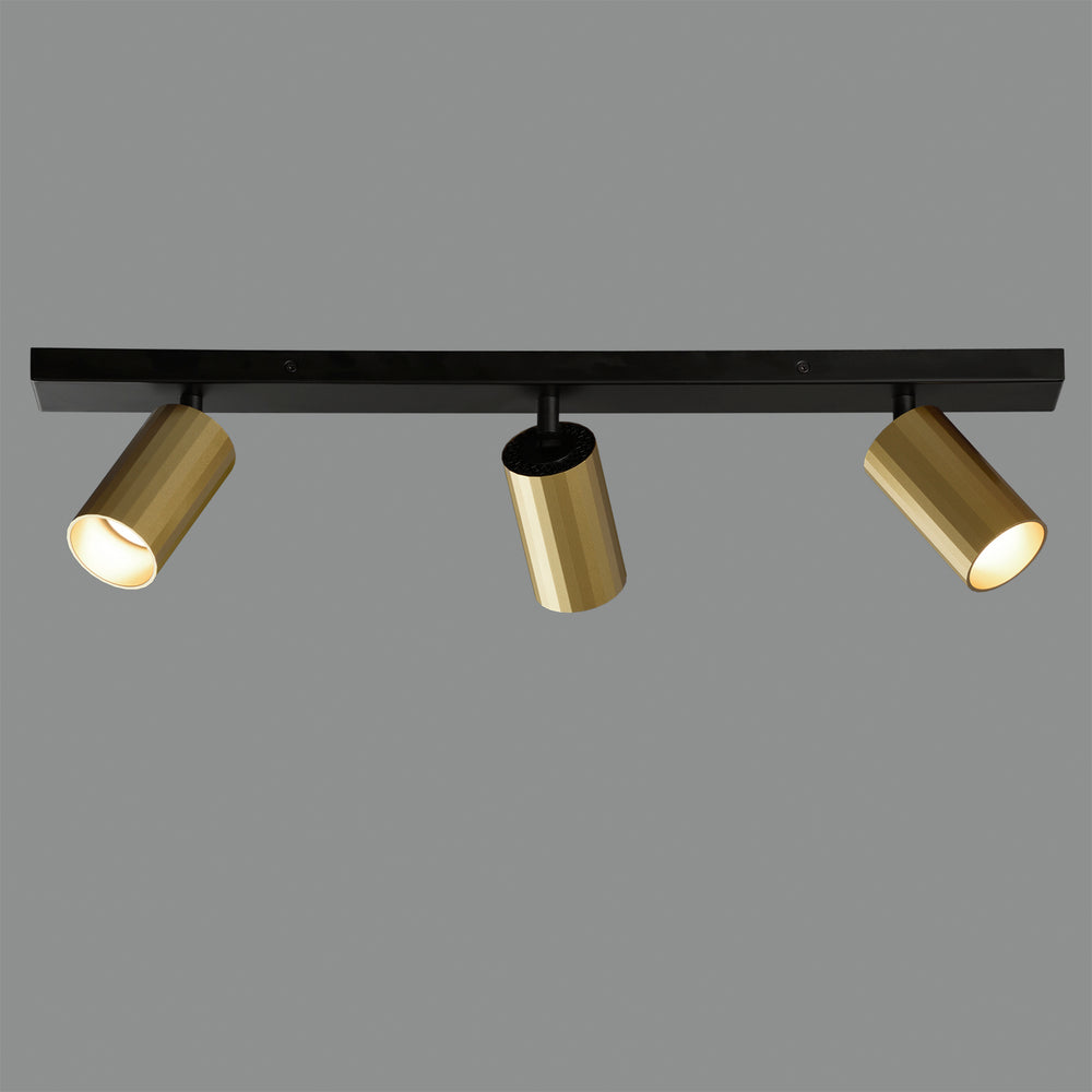 ACB Modrian Ceiling Light 3951/R3 Technical Gold/Black, LED GU10 3x8W, Adjustable P3951380O