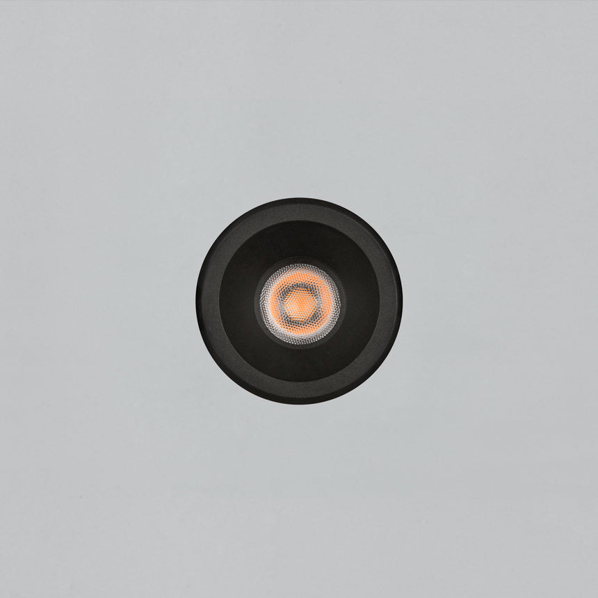 ACB Move Empotrable baño Circular Negro LED COB 5W 2700K 380lm IP44 E3984090N