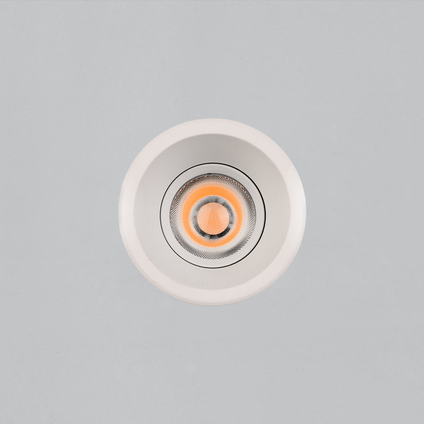 ACB Move Empotrable baño circular blanco texturado LED COB 12W 2700K IP44/IP20 E3984190B
