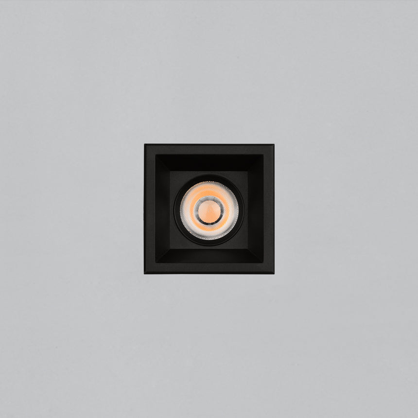 ACB Move Empotrable baño Cuadrado Negro LED COB 12W 2700K IP44 E3984191N