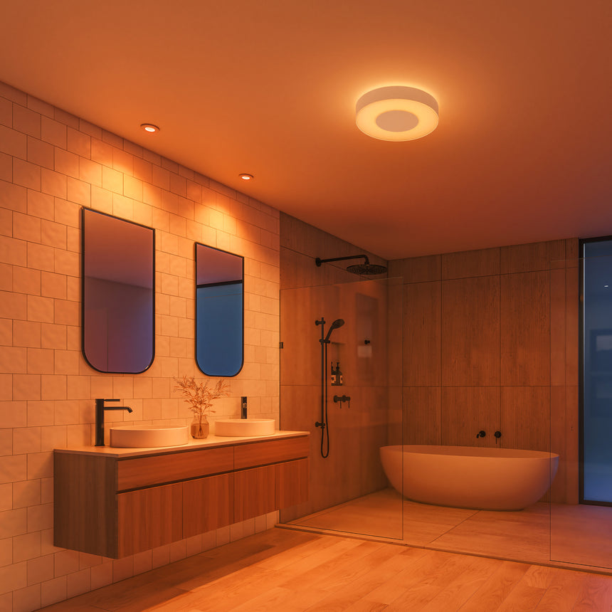 Philips Hue White and Color Ambiance Empotrable Xamento blanco RGBW 4,2W IP44 8721103072849