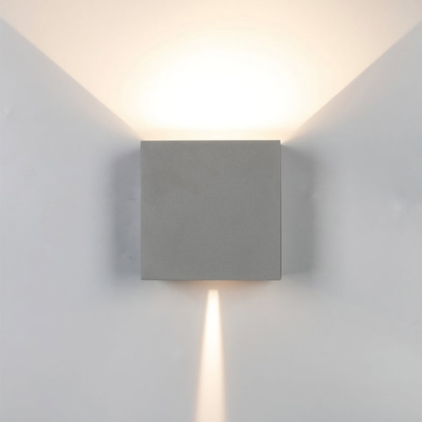 Mantra Davos XL LED outdoor wall light 2x10W 3000K IP65 dark gray 7435