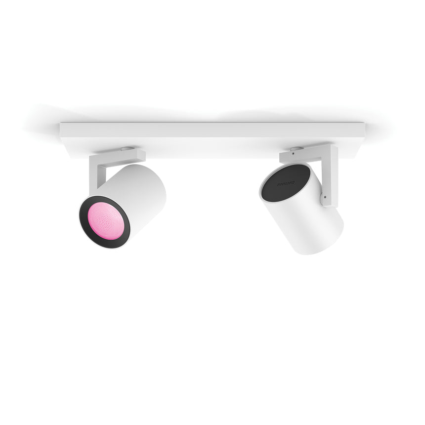 Philips Hue White and Color Ambiance Foco 2 luces Argenta blanco RGBW 4,2W 800lm 8720169318076 - vista alternativa