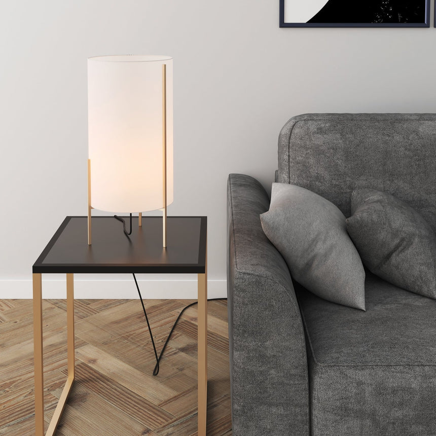 ACB Naos lámpara de sobremesa oro tecnico LED E27 15W con interruptor S8191080O