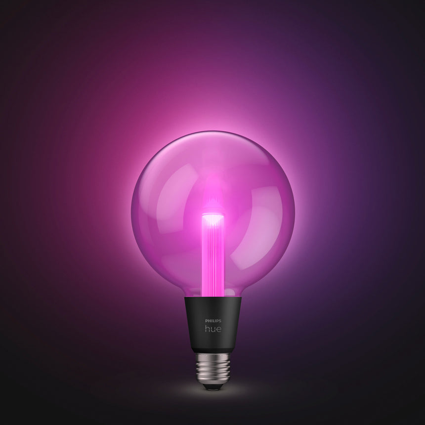 Philips Hue White and Color Ambiance Bombilla globo Lightguide RGBW E27 6,8W 8720169311954 - imagen 3