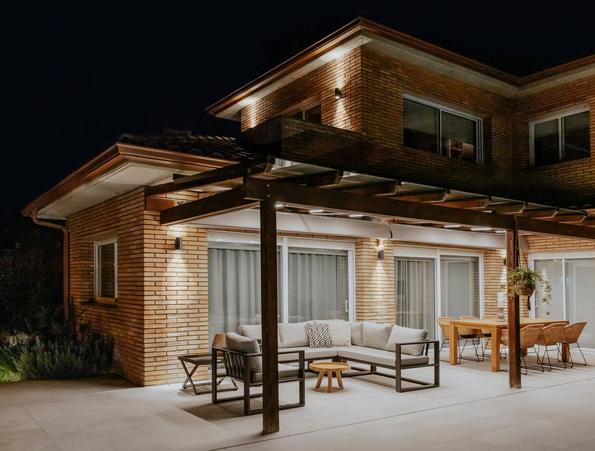 LedsC4 Wall Lamp Cosmos double emission Ø8.5cm neutral white LED 05-9953-Z5-CM