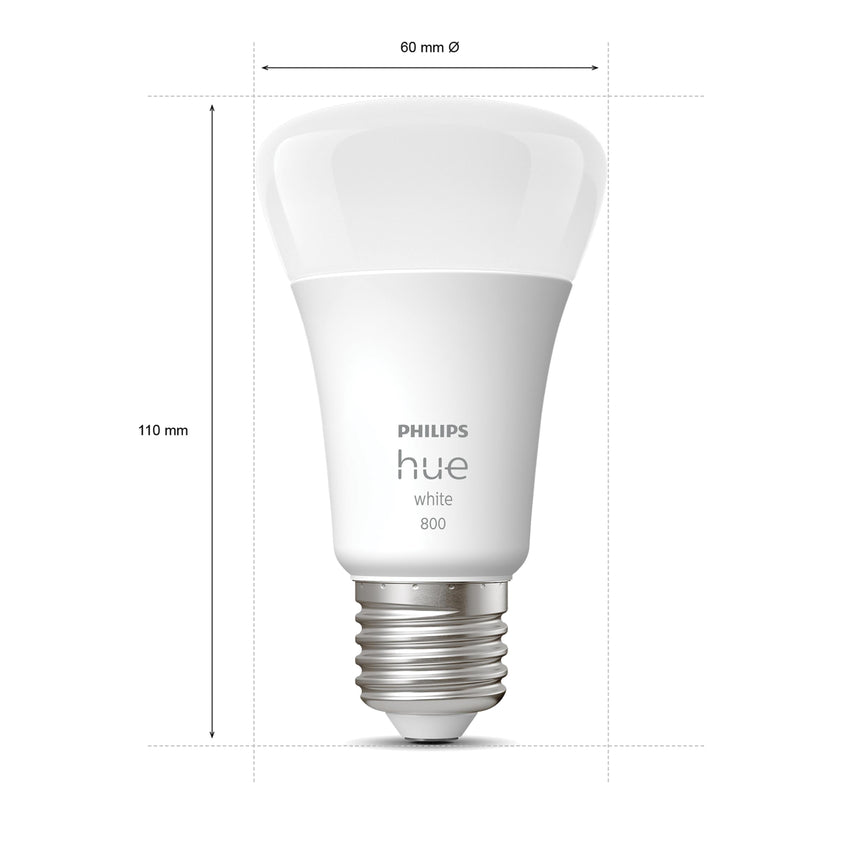 Philips Hue White Bombilla 3 luces White E27 9W 800lm 32988100 - imagen 6