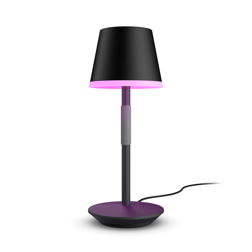Philips Hue White and Color Ambiance Lámpara de mesa Go negro RGBW 6W IP54 871951440459500 - vista alternativa