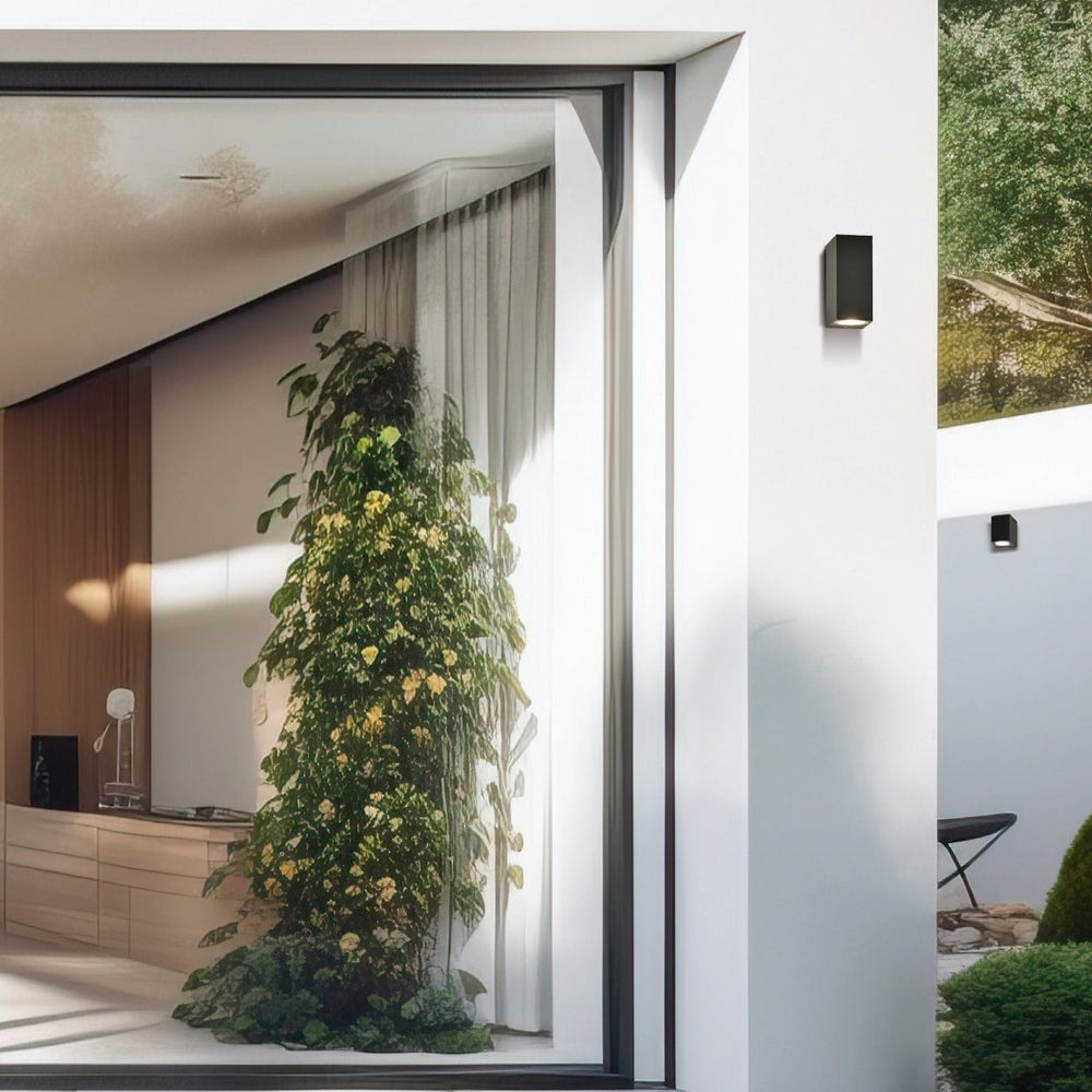 ACB Okra Wall Lamp 16/2014 Anthracite Textured, LED 2x6W 3000K 1100lm, CRI90 IP54, integrated LED A201420GR