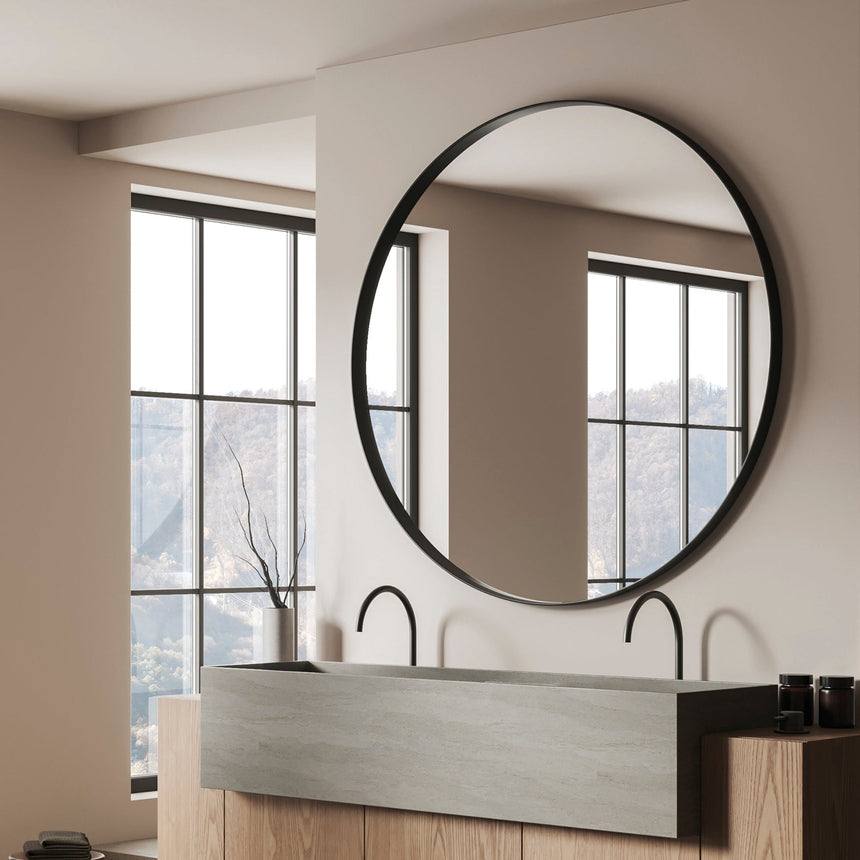 ACB Olbia Espejo Ø610 negro A3958040N