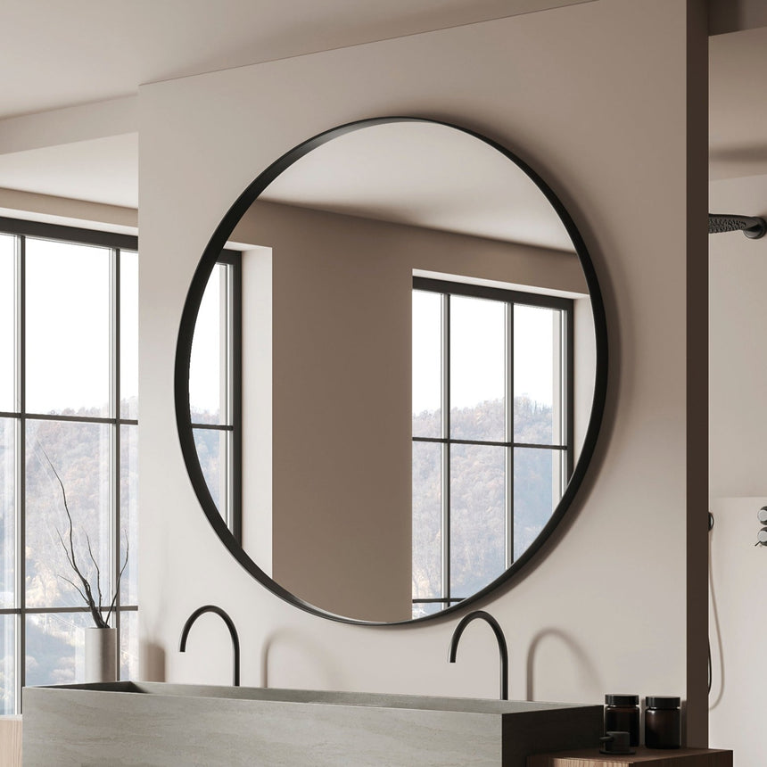 ACB Olbia Espejo Ø810 negro A3958140N