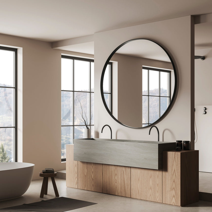 ACB Olbia Espejo Ø1010 negro A3958240N