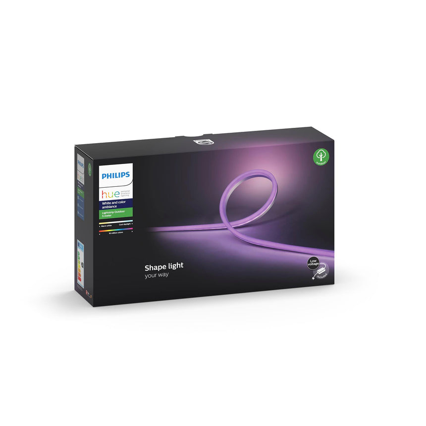Philips Hue White and Color Ambiance Tira LED blanco RGBW 38W IP67 1490lm 70985300