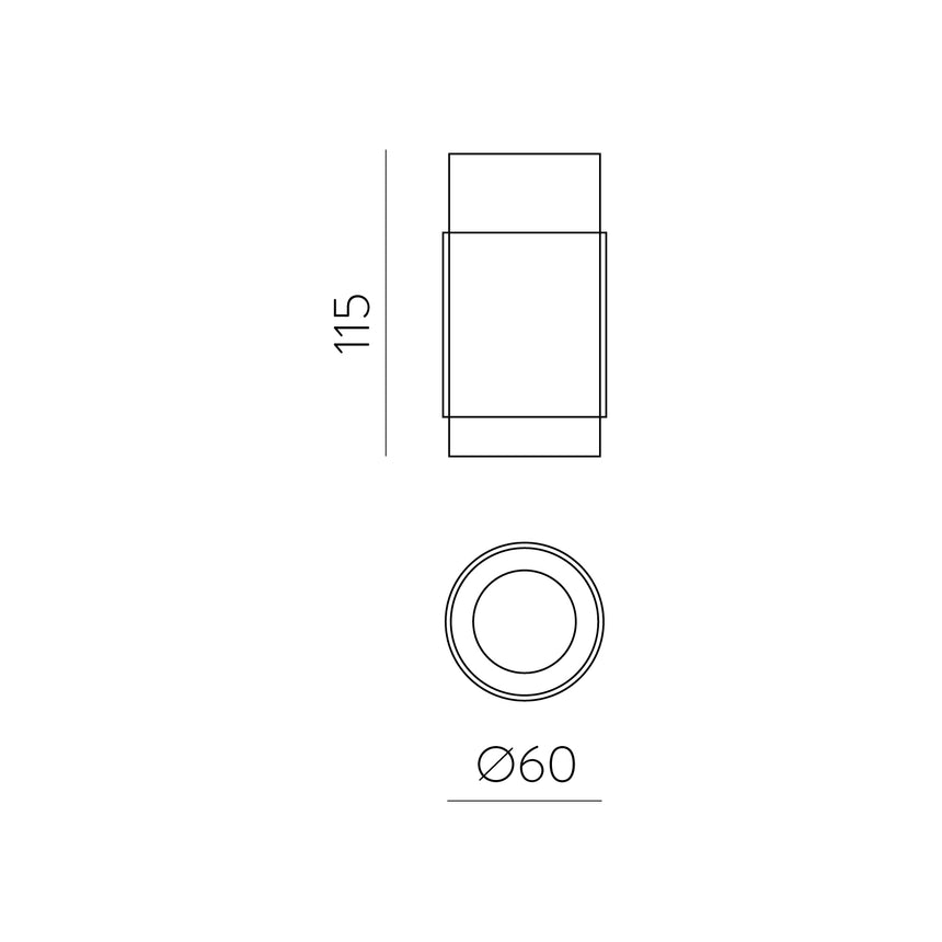 ACB Lux Ceiling Light 3989/6 Technical Gold/Black, 13W 3000K COB LED, 1240lm, CRI90, Integrated LED P3989000ON