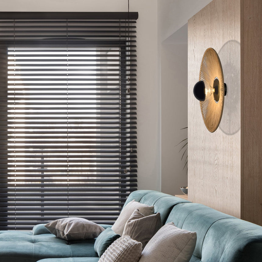 ACB Conjunto Aplique/Plafón negro texturado 81CON3912N