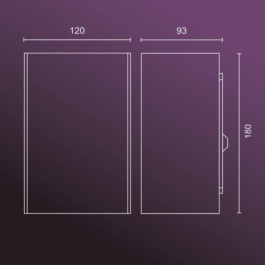 Philips Hue White and Color Ambiance Aplique de pared Resonate plata RGBW 16W IP44 1746447P7 - imagen 7