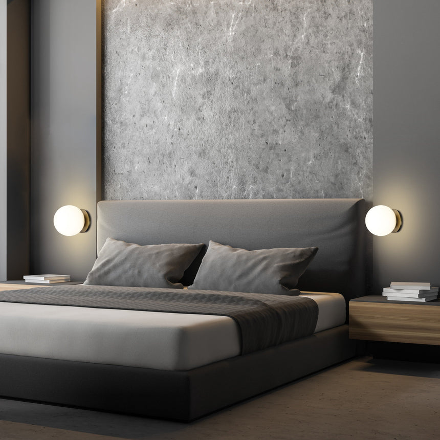 ACB Parma Aplique baño Opal Negro E27 15W IP44 A3946080N