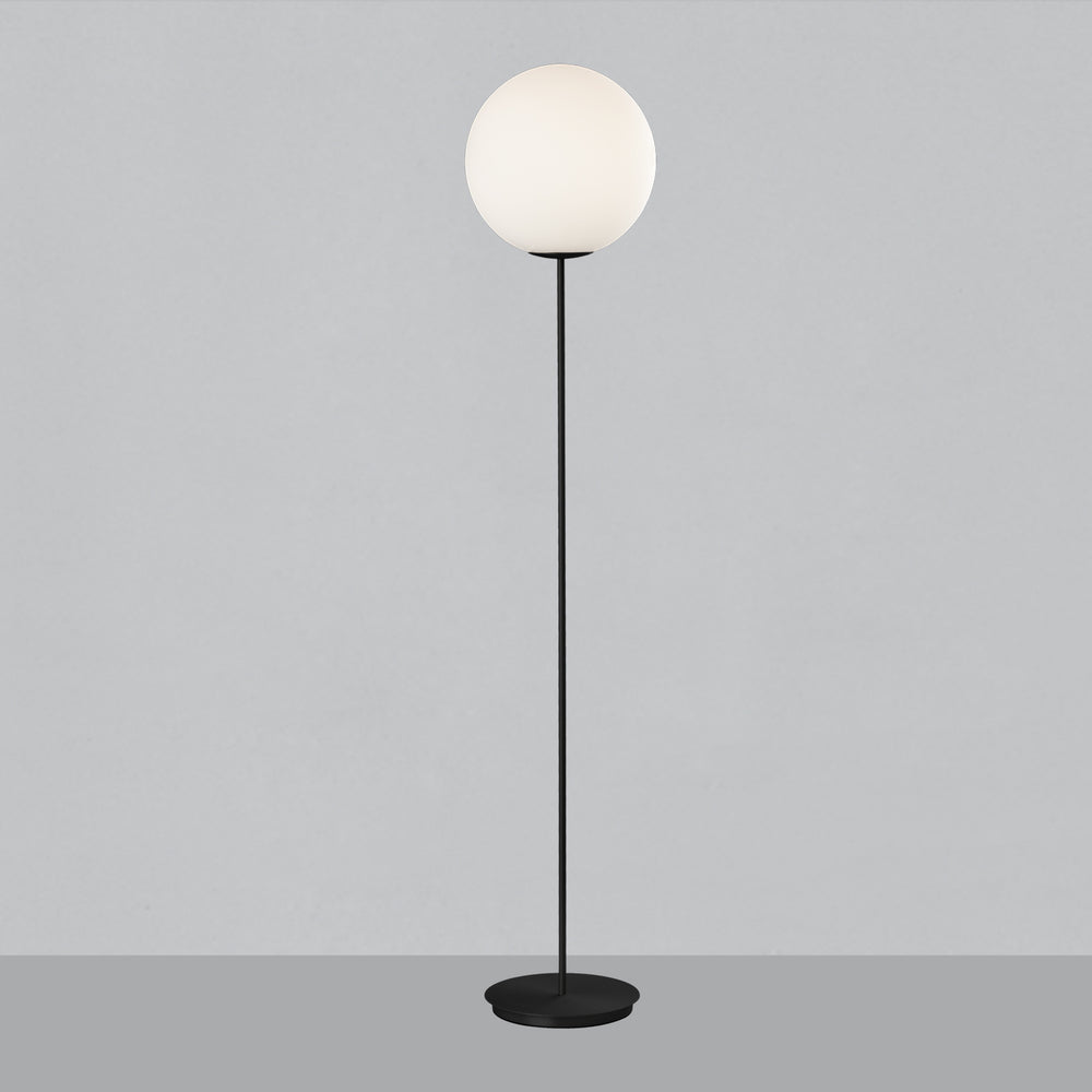 ACB Parma Floor Lamp Matt Black/Opal LED E27 I H3946180N
