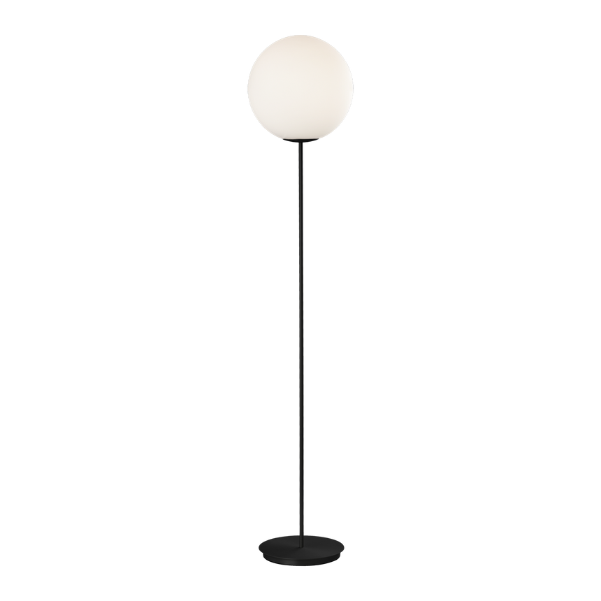ACB Parma Floor Lamp Matt Black/Opal LED E27 I H3946180N