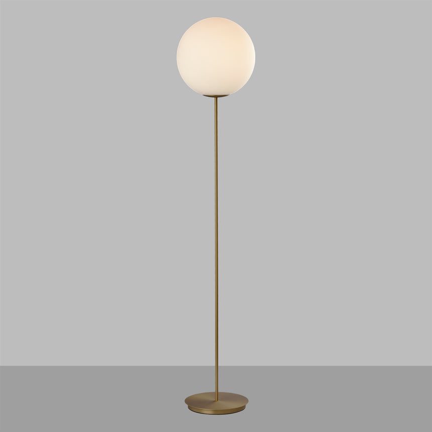 ACB Parma Floor Lamp Matt Old Gold/Opal LED E27 I H3946180O
