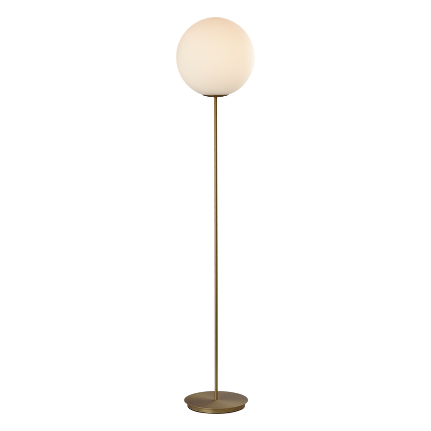 ACB Parma Floor Lamp Matt Old Gold/Opal LED E27 I H3946180O
