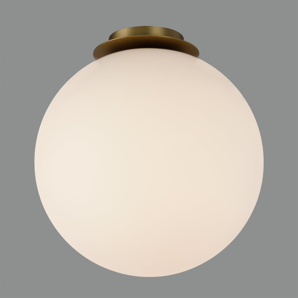 ACB Parma Ceiling Light 3946/30 IP Matt Old Gold/Opal, LED E27 15W, I IP44 P3946180O