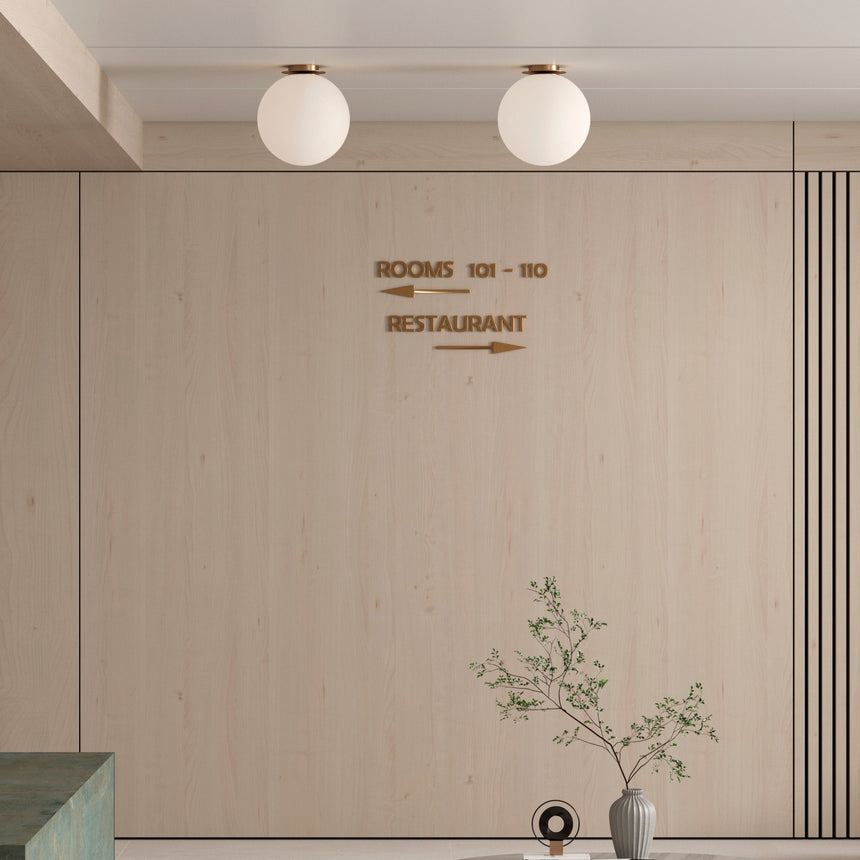 ACB Parma Ceiling Light 3946/30 IP Matt Old Gold/Opal, LED E27 15W, I IP44 P3946180O