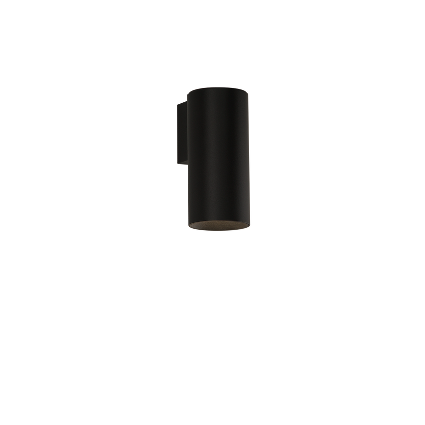 ACB Pipe Wall Lamp 16/3986 Textured Black, LED COB 12W 3000K 1240lm, CRI90, integrated LED A3986000N