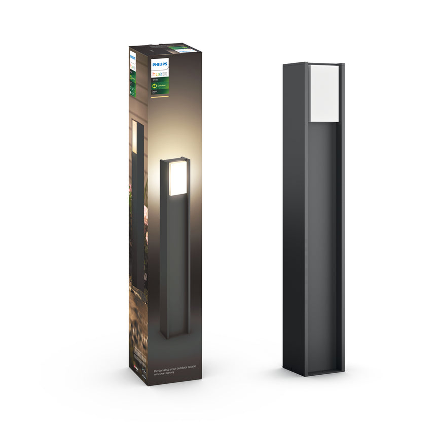 Philips Hue White Sobremesa Turaco grafito White 9W IP44 1647493P0 806lm