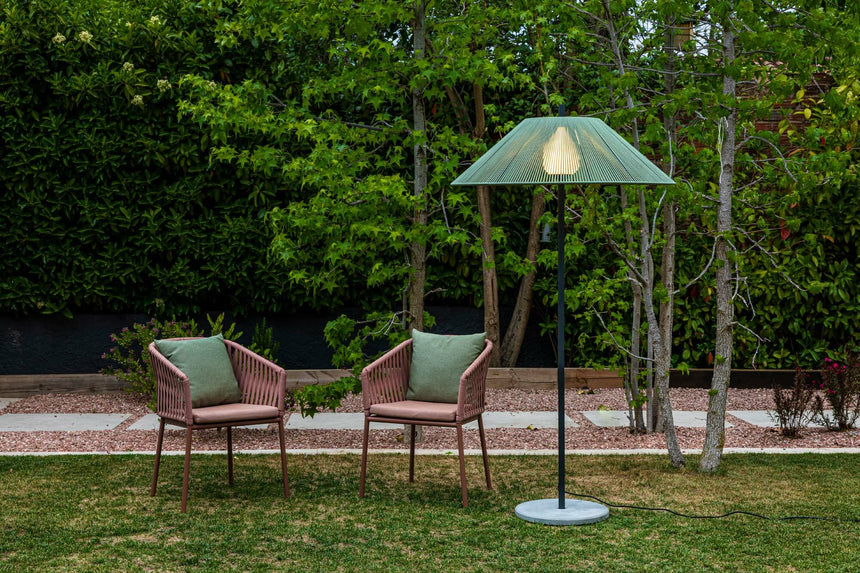 Faro SAIGON OUT Lámpara de pie verde oliva olivan 2M C100 71569-12