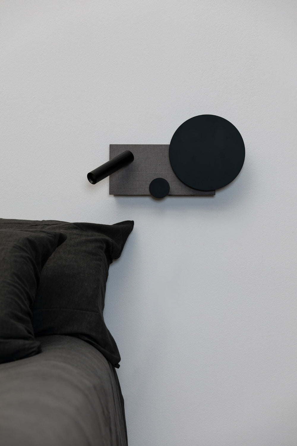 Faro KLEE Gray right wall lamp with reader 20065