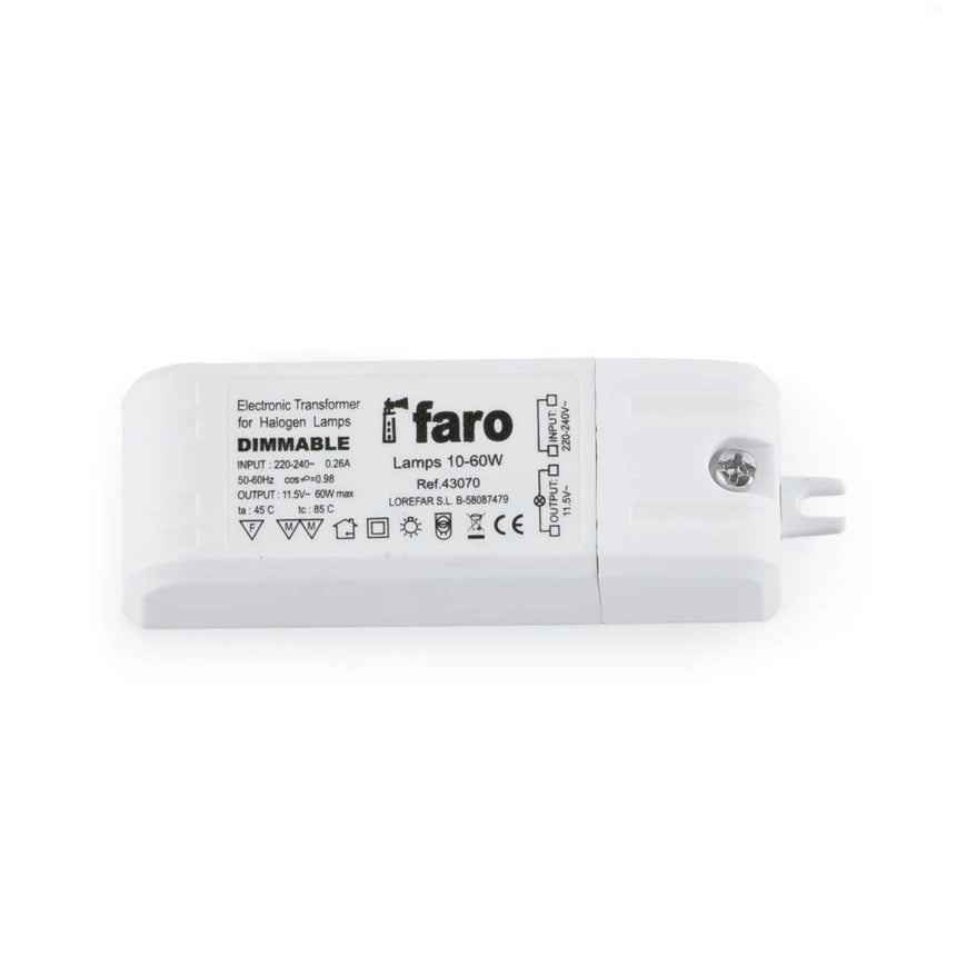 Faro Transformador 10-60W regulable con dimmer 43070