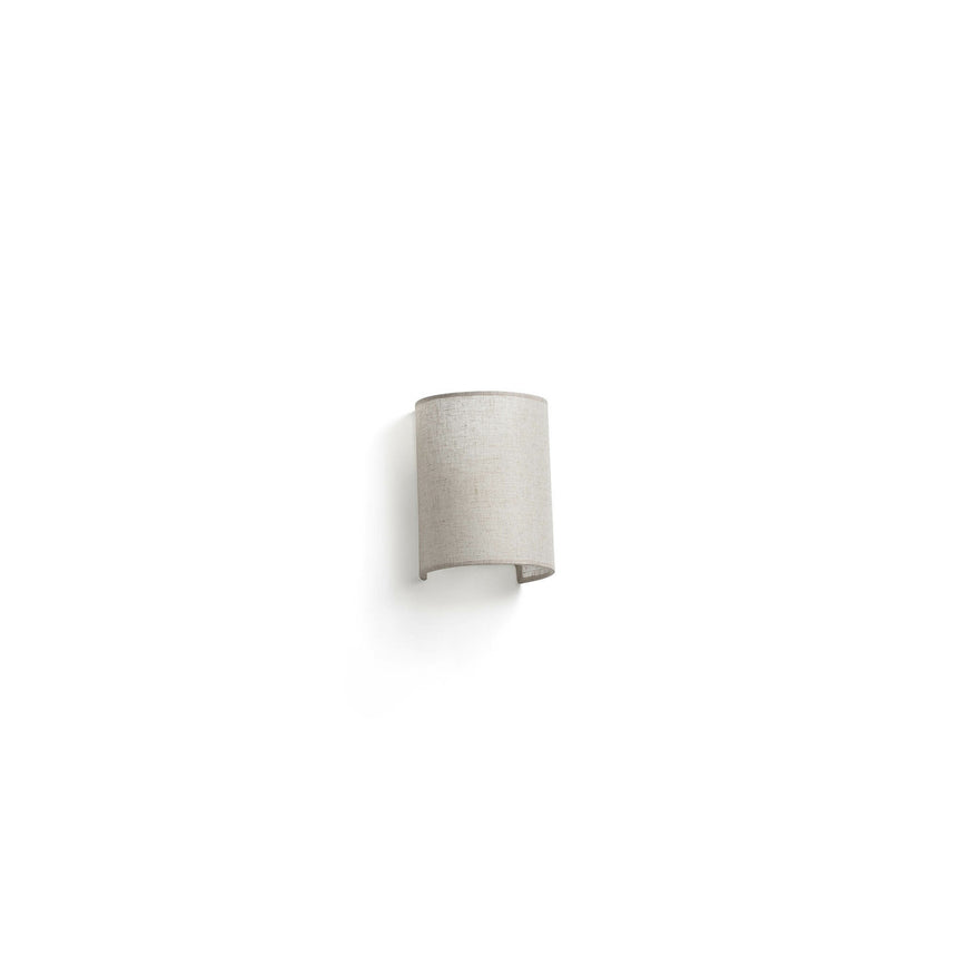 Faro OTTON R Vertical round linen wall lamp 66400-101
