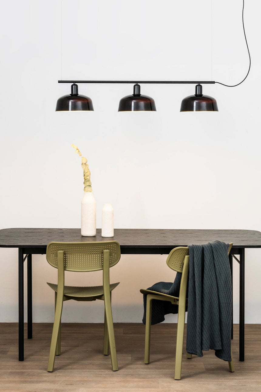 Lámpara de techo colgante Faro Tatawin 3 luces E27 para salón y comedor negro — ref. 20338-117 (3)