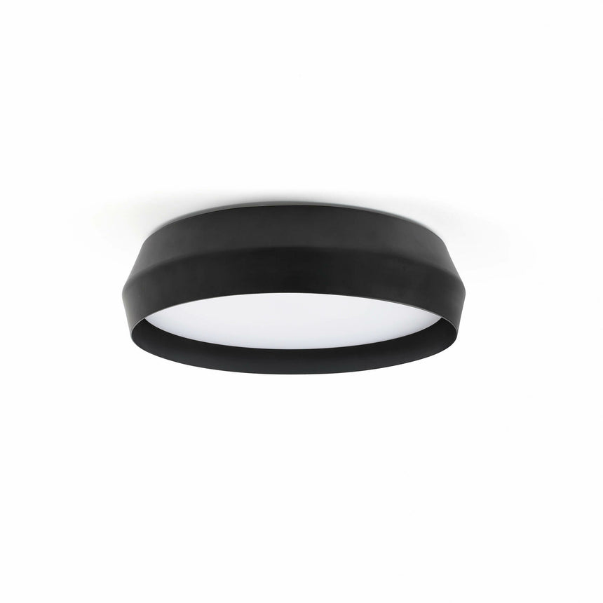 Faro SHOKU 350 black/black wall/ceiling lamp 64279