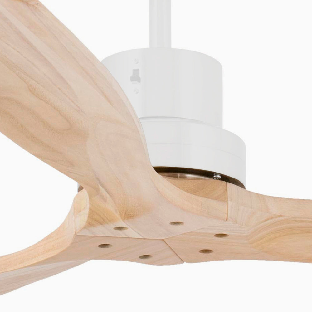 Faro LANTAU L DC Ceiling Fan White Pine Wood 33561DC