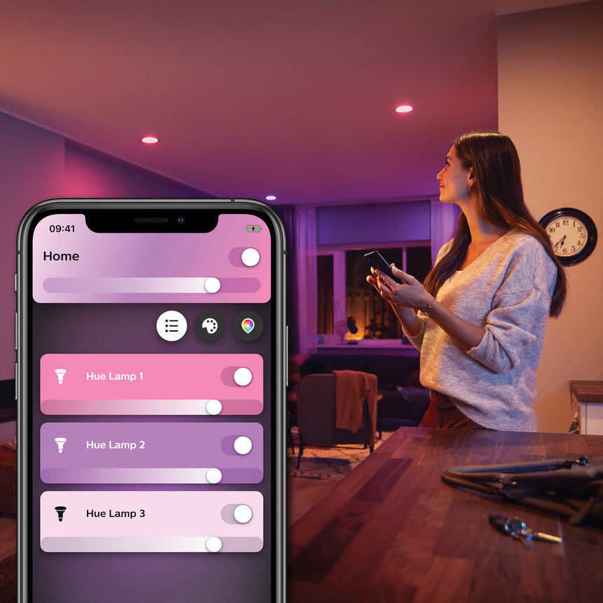 Philips Hue White and Color Ambiance Empotrable centura blanco RGBW 6W 871951433892000 350lm - imagen 3