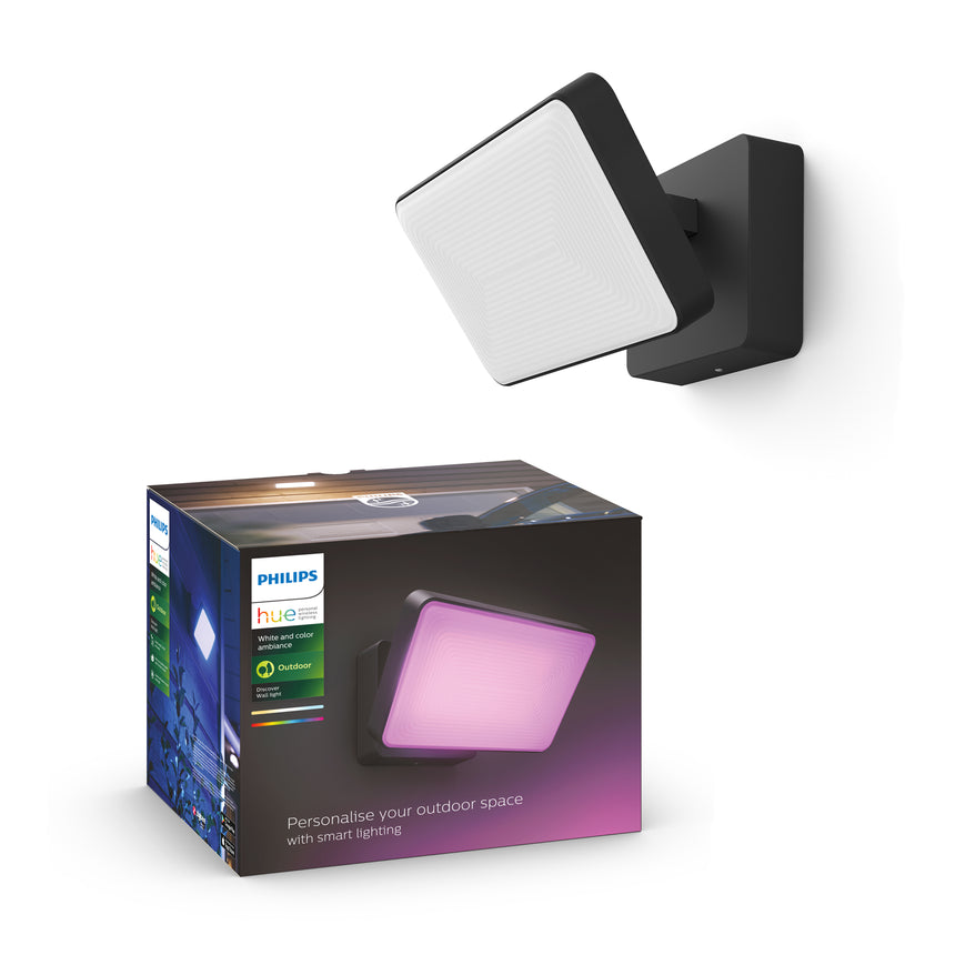 Philips Hue White and Color Ambiance Proyector discover negro RGBW 31W IP44 1743530P7 2250lm