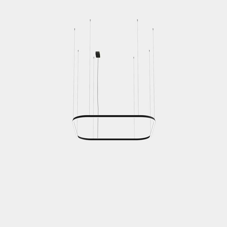 Lámpara de techo colgante LedsC4 Geometric Square Surface 1600x1600mm grande QS4X-00V9AZDU05