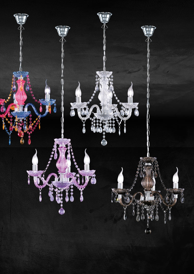 Plafón de techo Trio Lüster LED cromo 2700K Ø46cm R11073017