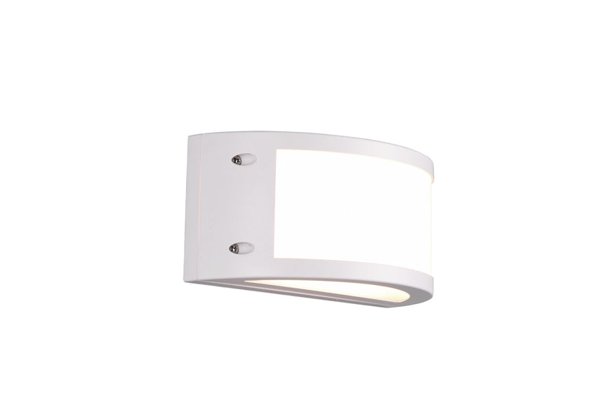 Trio Kendal Aplique de pared exterior LED de plástico estera blanca R22151131