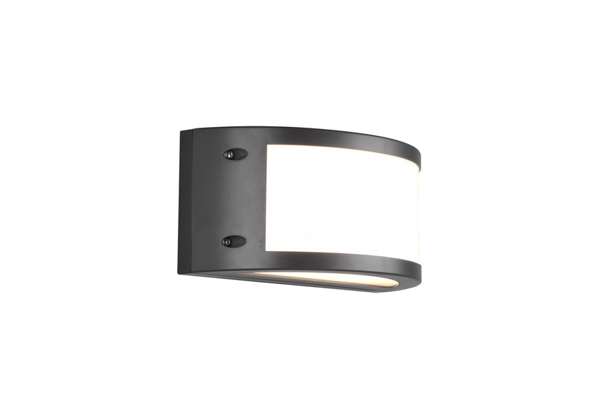 Trio Kendal Aplique de pared exterior LED de plástico antracita R22151142