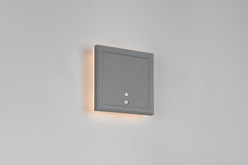 Aplique de exterior Trio Fortaleza LED antracita 3000K regulable IP54 R23056242