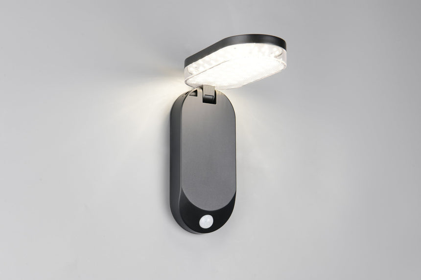 Aplique de exterior Trio Lagoas negro R23176102